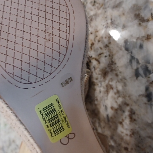 Jessica Simpson Symia Women's sz 8.5 Ankle Wrap Platform Espadrille Sandals - Picture 7 of 7